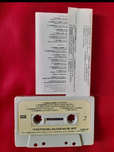 14 Exitos De Las Chicas De Hoy Cassette/tatiana,fandango. (Usado)