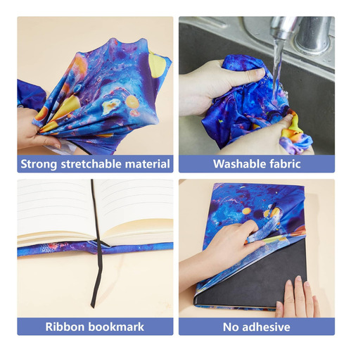 Funda Elástica Para Libros Rosa Fresa Lavable 24 X 40 Cm