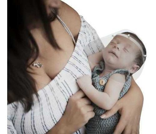 Imagem 3 de 12 de Máscara Protetora Recém Nascido Bebe Creche - Mbcb01