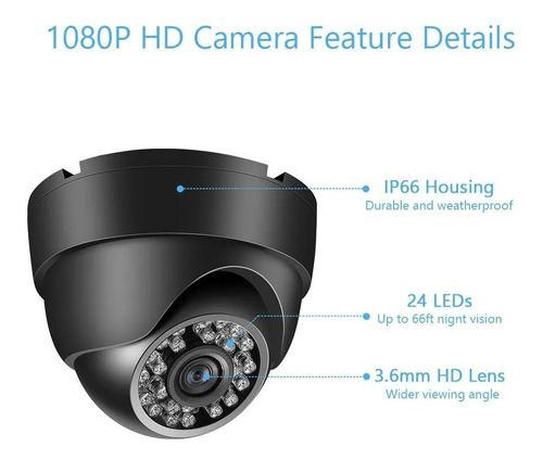 Cámara Domo Ip Cctv 2mp 1080 P 24 Led Infrarrojo Cl-ipc-349