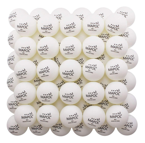 Pelota De Tenis De Mesa De Práctica Avanzada 40 3 Estrellas Blanco, Paquete De 60