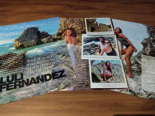 (z324) Luli Fernandez * Clippings Revista 3 Pgs * 2018