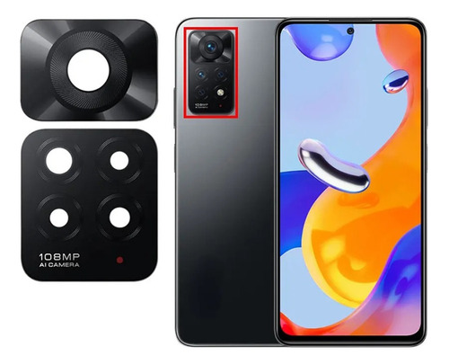 Repuesto Vidrio Cámar Compatible Xiaomi Redmi Note 11 Pro 4g