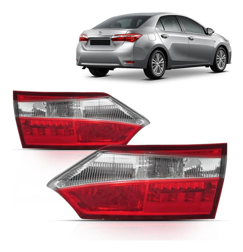 Lanterna Corolla 2015 2016 Mala Com Led