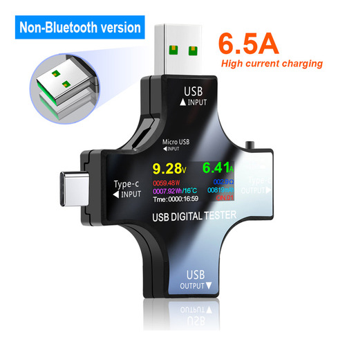 Detector De Amperímetro De Tensão Usb Atorch Type C Pd