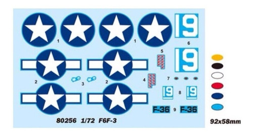 Maqueta Avion F6f3 Hellcat Escala 1/72 Hobbyboss 80256