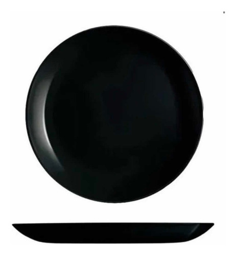 Plato Trinche Negro 27 Cm 50 Opal Frances
