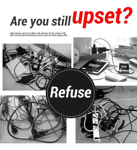 I Kit De Clip Organizador De Cables Y Cables De 120 Piezas