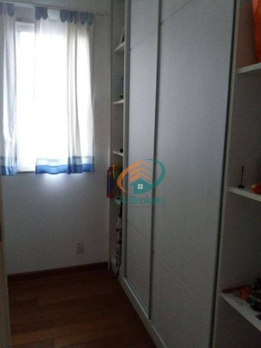 Imagem 6 de 8 de Apartamento Mobiliado 68 Metros Com 3 Dorm Mobiliado Lazer Completo! - Ap0318