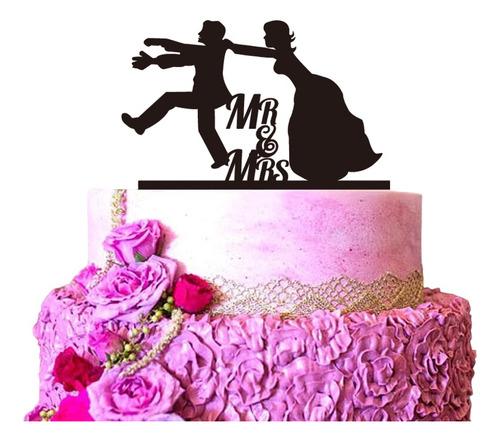 Cake Topper Adorno Torta - Boda Escape - Perzonalizado