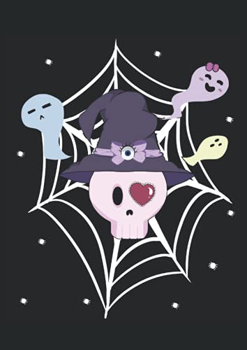 Pastel Goth Creepy Kawaii Craneo Lindo Halloween: Cuaderno D