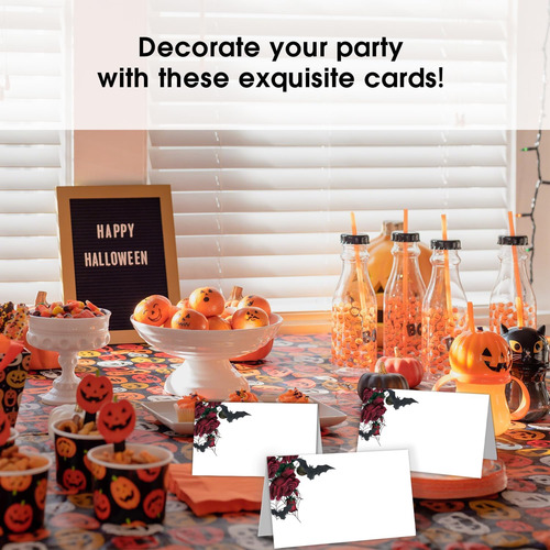 Wwongxianb Tarjetas De Lugar De Asiento De Halloween Con Dis
