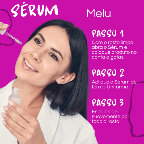 Sérum facial antioxidante de kiwi Melu By Ruby Rose, 30 ml, tiempo de aplicación: día/noche, tipo de piel, líneas finas y arrugas