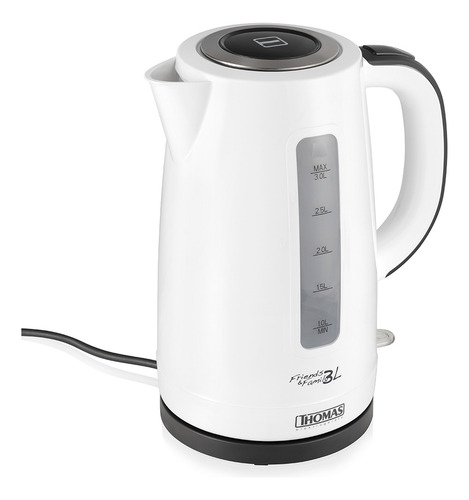 Hervidor 3 Litros Thomas Th-4351 2200w Color Blanco