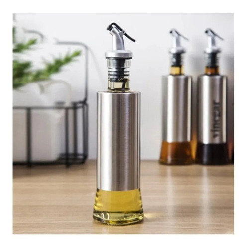 Set De 3pz Botella Antigoteo Para Aceite Vinagre De 320 Ml