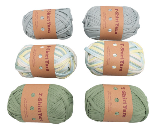 Camiseta Carpet Yarn De 6 Rollos, Suave, Elástica, Lavable