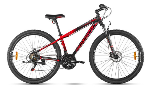 Bicicleta Mtb Aurora 500 Asxd R29 Aluminio 21v Gratis. Color Negro/rojo Tamaño Del Cuadro M