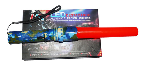 2 Lamparas Linterna De Mano Tactica Recargable Luz Led Blanc