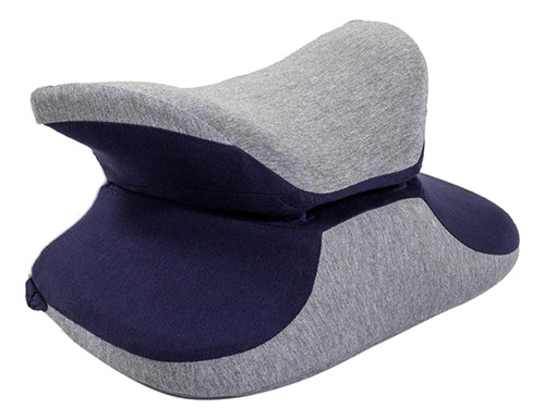 Almohada De Siesta Almohada De Cuello Trasero Azul Oscuro