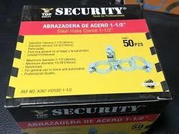 Caja 50pcs Abrazadera De Acero 1-1/2 Mayor Ofertas 