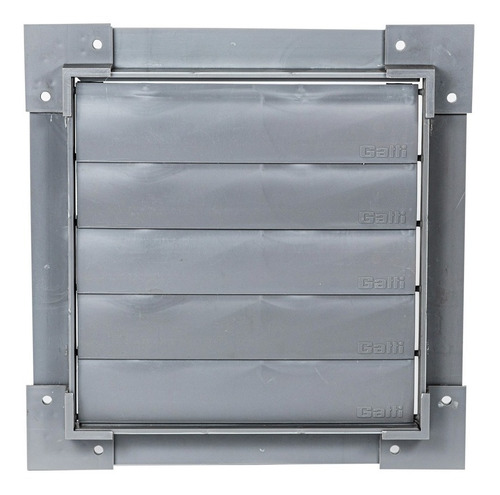 Imagen 1 de 10 de Persiana Movil Plástica 20 Cm P/ Extractor Baño/cocina Gatti