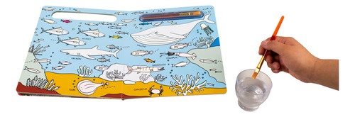 El Mar. Magia De Los Colores Con Agua / Pd., De Silver Dolphin., Vol. 1. Editorial Silver Dolphin Infantil, Tapa Dura, Edición 01 En Español, 2023