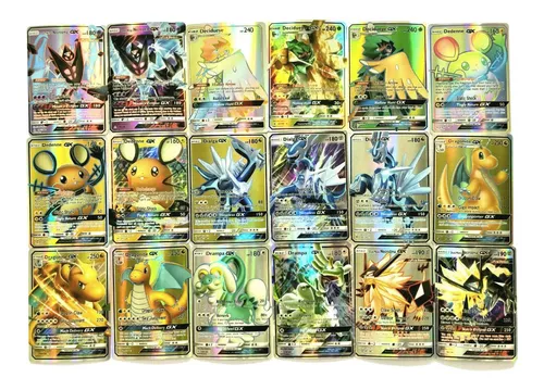 Carta Pokémon Greninja Gx Com Lote De 100 Cartas Originais em