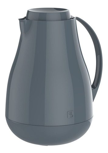 Tetera térmica Sonetto, botella térmica para café soprano de 1 litro, color gris