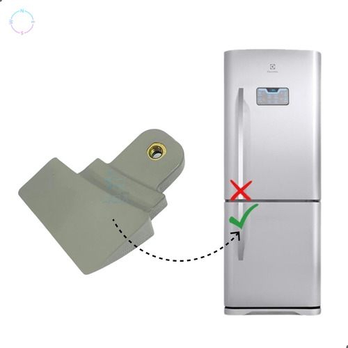 Suporte Do Puxador Da Porta Geladeira Electrolux Tf51x Tf52x