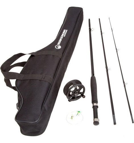 Charter Series Combo Para Pesca Con Mosca Con Bolso De Trans