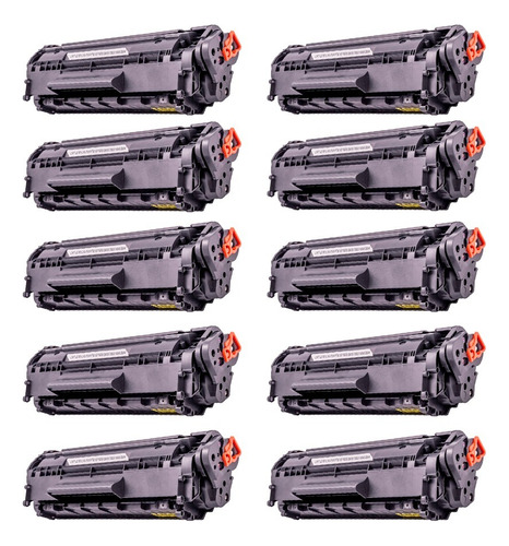 10 Toner Compatível Para Hp 1020 1018 3015 M1005 Preto