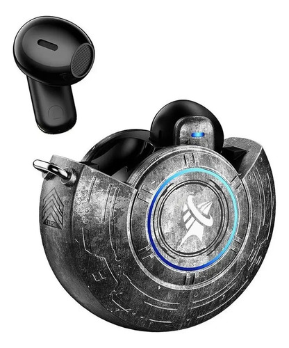 Fone Bluetooth Tws Peining Metal Hi-fi Estojo Magnético Cinza