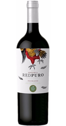 Vino Red Puro Reserva Red Blend Organico Tinto 750ml Oferta