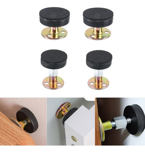 Conjunto De 4 Suportes De Parede Telescópicos De Cabeceira F