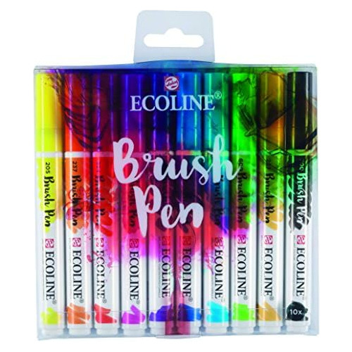 Royal Talens Liquid Watercolor Brush Pen, Juego De 10 C...