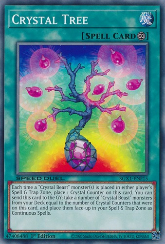 Crystal Tree (sgx1-enf14) Yu-gi-oh!