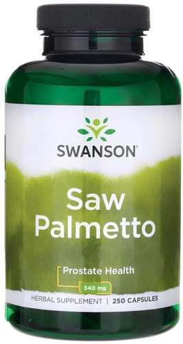 Saw Palmetto Swanson 540 Mg  250 Capsulas 
