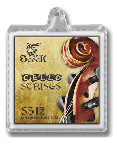 Cuerdas De Cello Chello Marca Spock S312 Encordado Completo