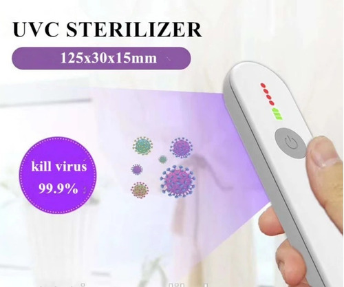 Imagen 1 de 8 de Lampara Portatil Esterilizadora Uvc Luz Ultraviolet!!