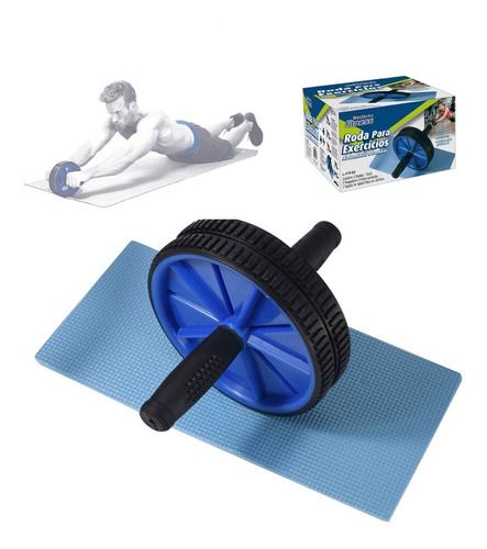 Roda Para Abdominal Fitness Crossfit Musculo Lombar Western