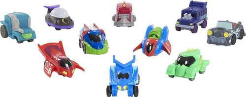 Pj Masks Vehículo X10 Héroes Pijamas Catboy Gekko Owlette