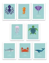 Comprar Pared De Pared Kindred Sol Collective Ocean Animals