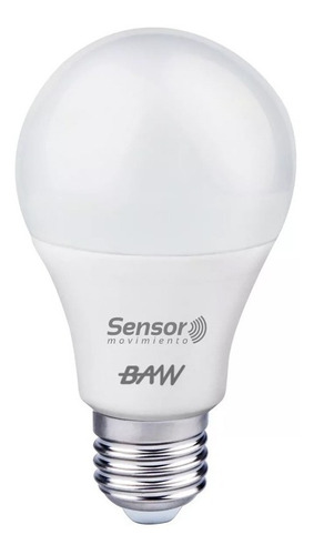 Imagen 1 de 6 de Lámpara Led Sensor De Movimiento Fotocelula Baw 13w X 4 Un