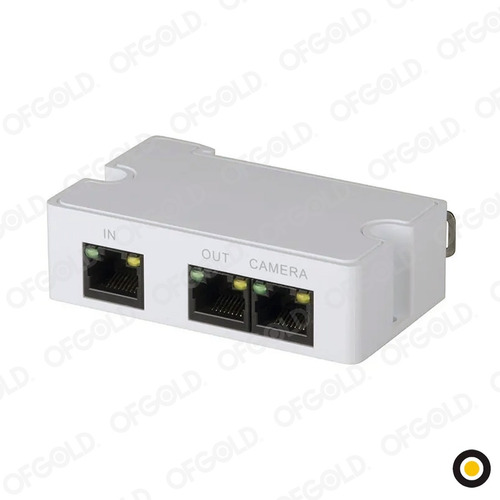 Imagen 2 de 10 de Extensor Poe 1 Entrada - 2 Salida (hasta 300 Mts.) Pft1300
