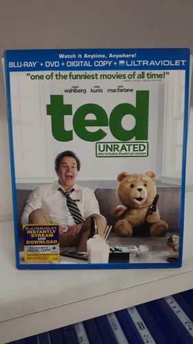 Blu-ray + Dvd -- Ted Unrated 