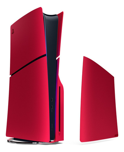 Capa Carcasa Consola Playstation 5 Ps5 Slim Volcanic Red