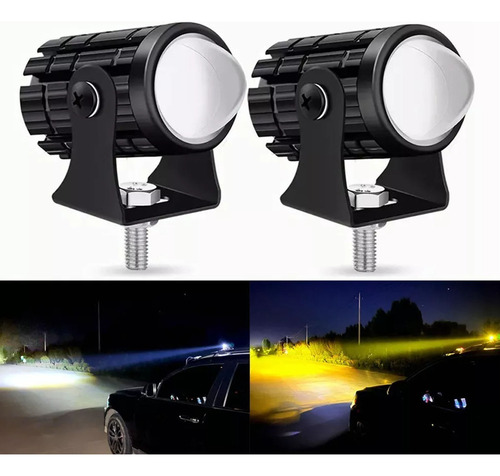 Faro Led Con Interruptor De Manillar P/moto, 2 Piezas 2
