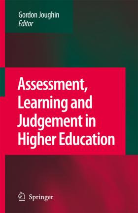 Libro Assessment, Learning And Judgement In Higher Educat...