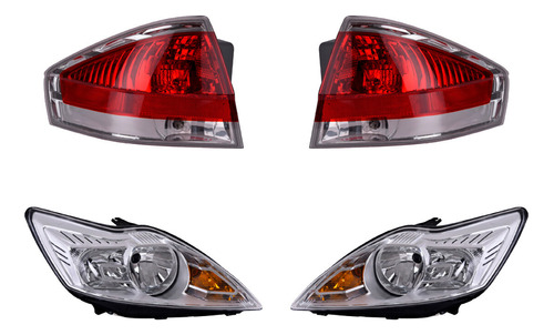 Set Calaveras + Faros Depo Focus 2009-2010