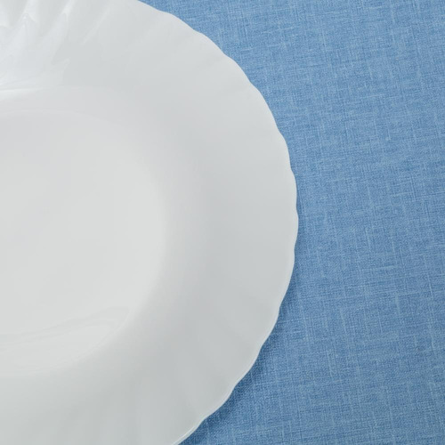 Plato plano Prima Bormioli Rocco, blanco, 26 cm de diámetro